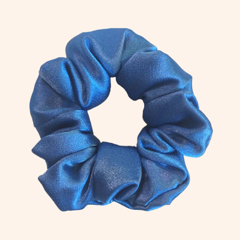 scrunchie per capelli in raso fatto a mano