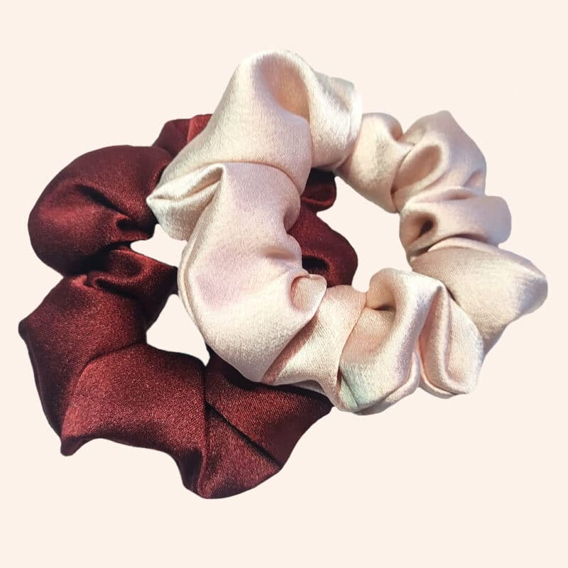 Scrunchie fatto a mano colore Sweet Rosa - Romantici Capricci